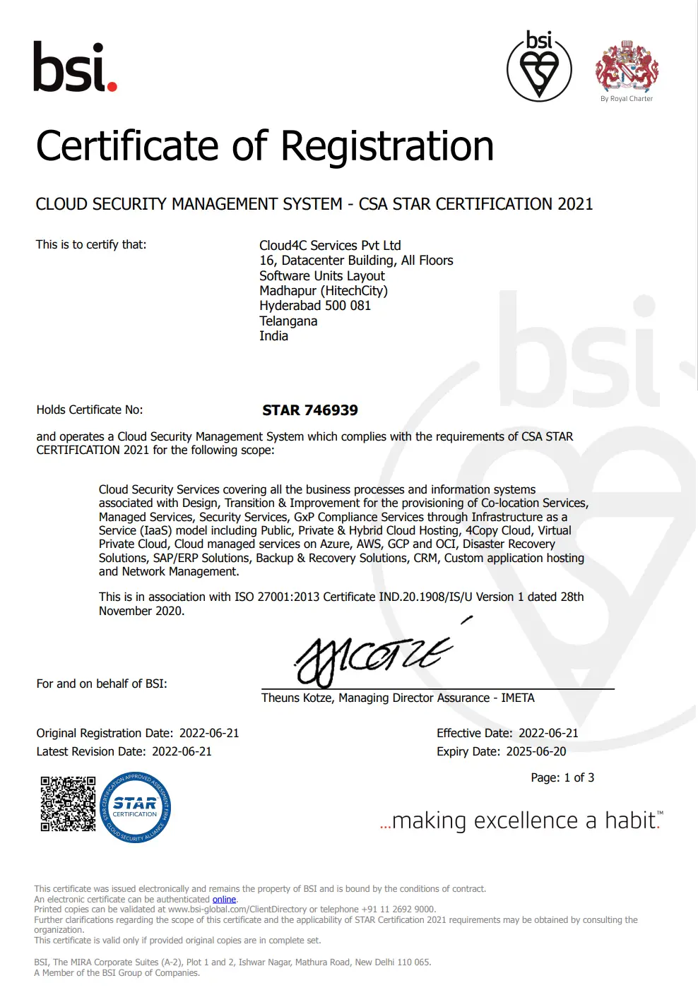 bsi-star-certificate