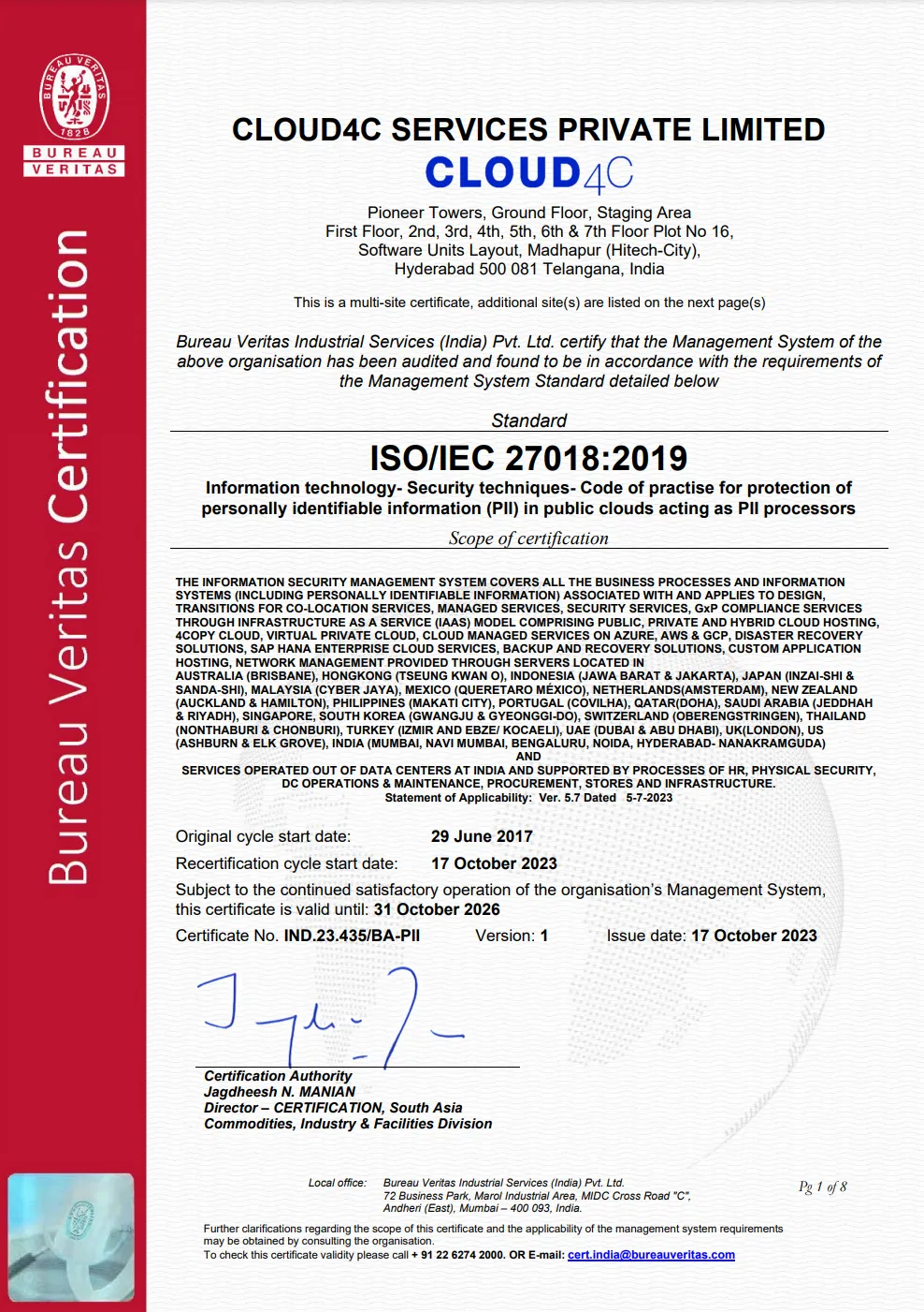 ISO 27018