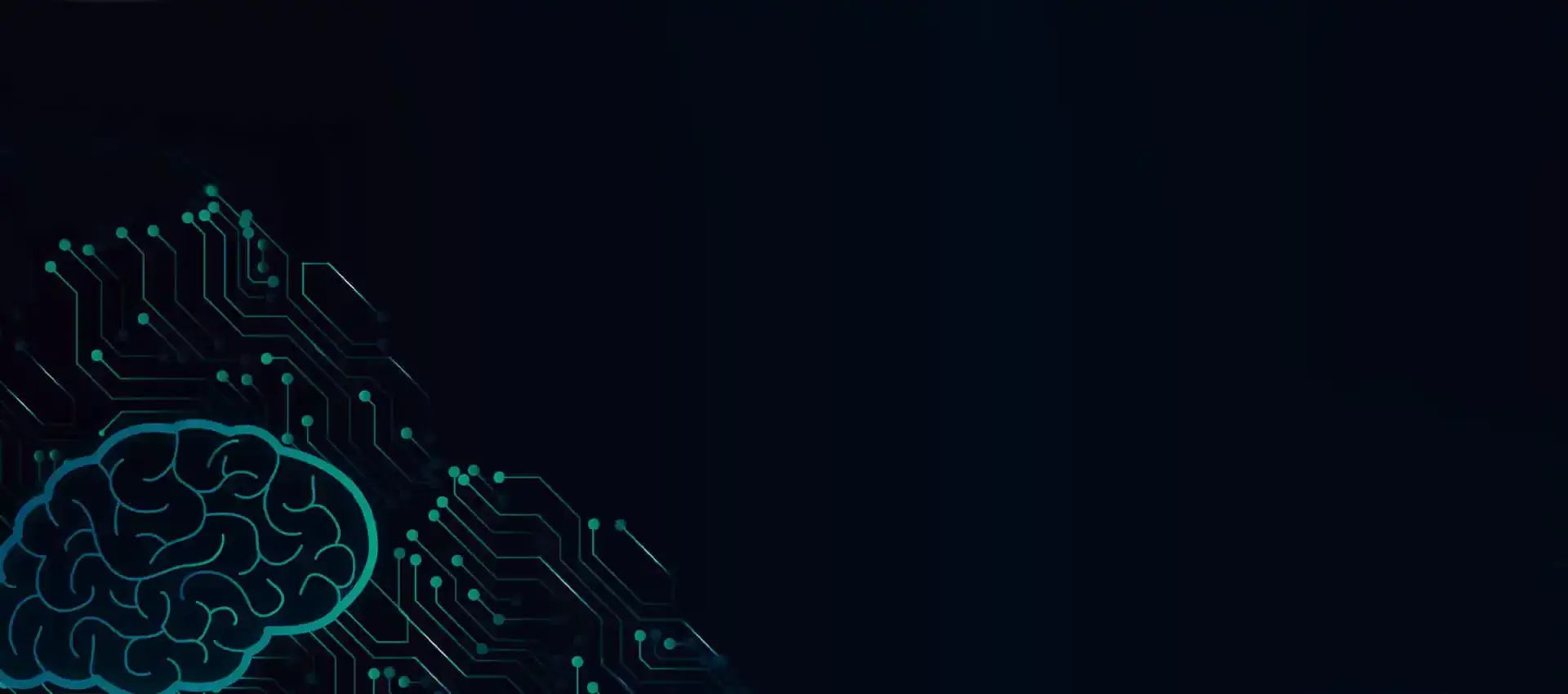 enterprise data connected to artificial intelligence through data analytics and AI services