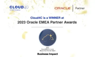 Cloud4C is a Winner at 2023 Oracle EMEA Partner Awards for Business Impact 