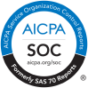 logo for AICPA SOC quality standard in RISE with SAP