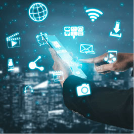 representation of digital transformation for enterprise application managed services