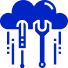icon for hybrid and multi cloud managed services in Google Cloud Platform GCP anthos