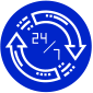 Greater visibility, 24*7 monitoring and stringent 
security