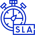 99.9% availability delivered in a single SLA with DR